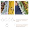 5Pcs Cross-Stitch Roll Clip Embroidery Supply Fabric Roll Clamp Needlework Fabric Clamp Cross-Stitch Accessories Craft Tool