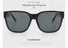 Korean Style Square Frame Sunglasses: Wood Grain Design, UV Protection for Women, Model 8892
