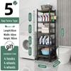 Miling 5-Tier Adjustable Bathroom Storage Cart