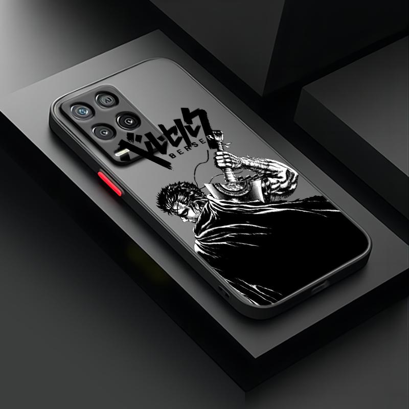Berserk Comics Anime für OPPO Find X5 X3 Neo F21S F21 K10 Pro Lite TPU stoßfeste, mattierte, durchscheinende Telefonhülle