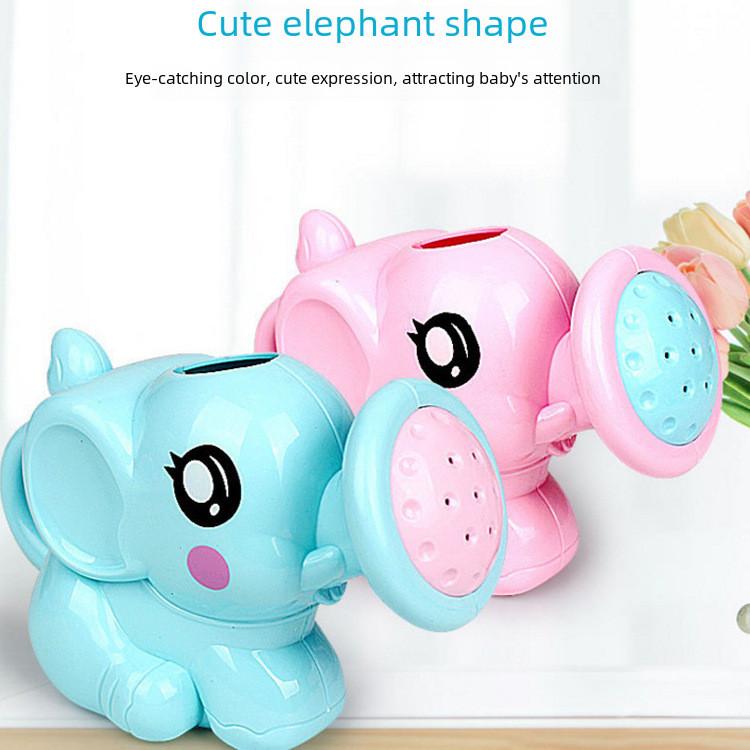 Childrens Elephant Shower Toy With Water Spray For Bath Time Fun And Sensory Development