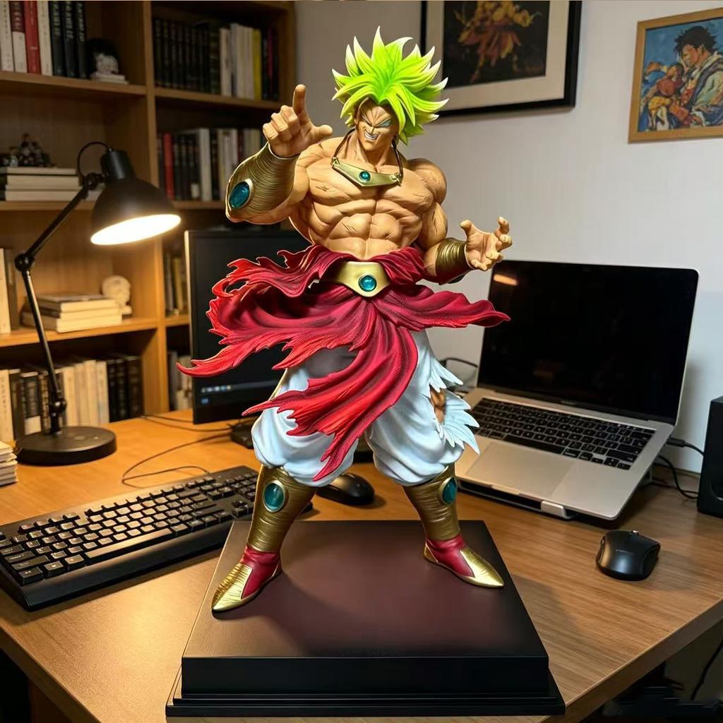 22cm CK&Jt Statue Dragon Ball Z Broly Figurine Ssj3 Broly Super Saiyan PVC Figurines d'Action Collection Mode Jouets Cadeaux