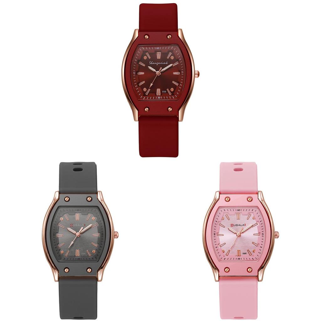 Small Fragrance Style Ladies Silicone Watch With Quartz Movement For Casual Girls