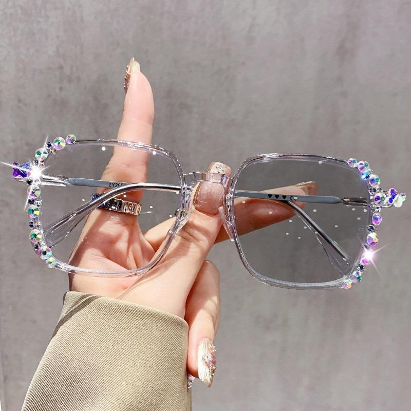 Pochromic Glasses for Men Women Anti Radiation Glasses Anti-UV Eyewear Color-changing Grey Lens