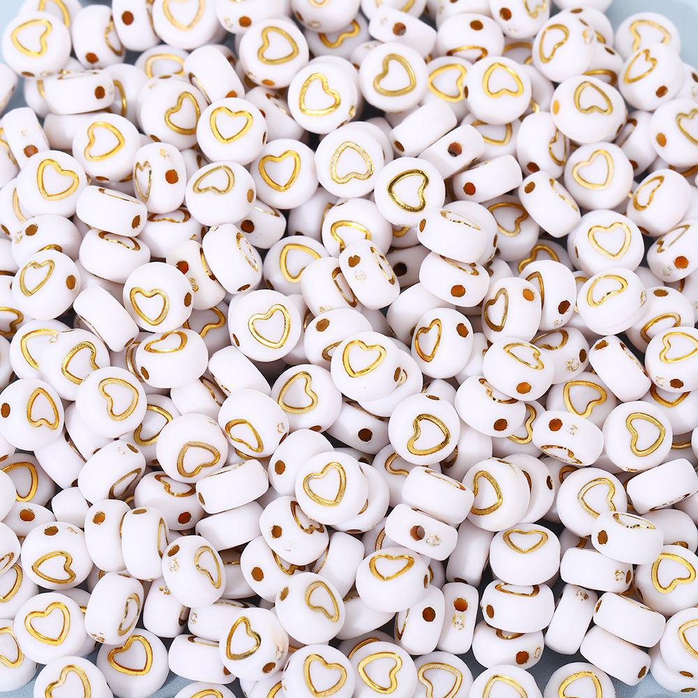 Acrylic Letter Beads for Kids' Jewelry Making – Educational DIY Beading Accessories