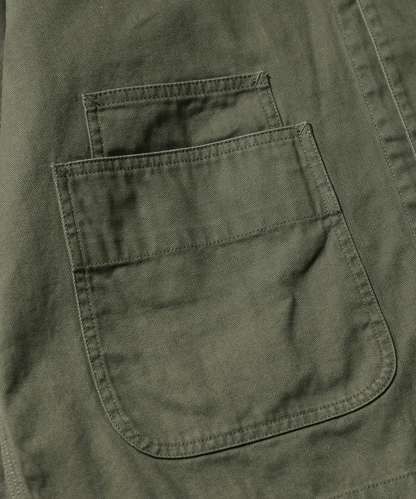 Esfai Round Engineer Hbt Jacket (Olive)