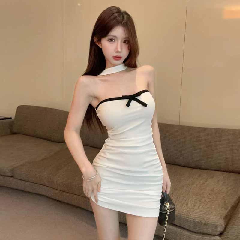 

Женское чистое желание белое платье-труба с вырезом-стойкой Spice Girl L белый