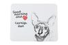 Cornish Rex - Mouse Pad with Print, Personalized Cat Pad, Unique Gadget for an Office Worker from the Art-Dog Brand