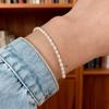Hengsheng 2-3mm Rice Shape Natural Freshwater Pearl Bracelet for Women 16cm 18cm 20cm Mini Pearl Bracelet Jewelry Gift