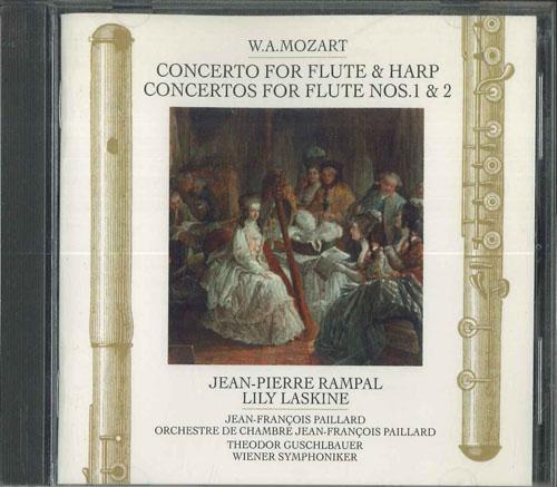 CD JEANPIERRE RAMPAL Mozart Concerto For Flute Harp e FWCC40360 ERATO 2000 Japan Classical Used