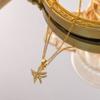 Damen Mädchen Mode Meerestiere Halskette Edelstahl Kette Glänzend Zirkon Seestern Muschel Oktopus Schmuck Zubehör Geschenke