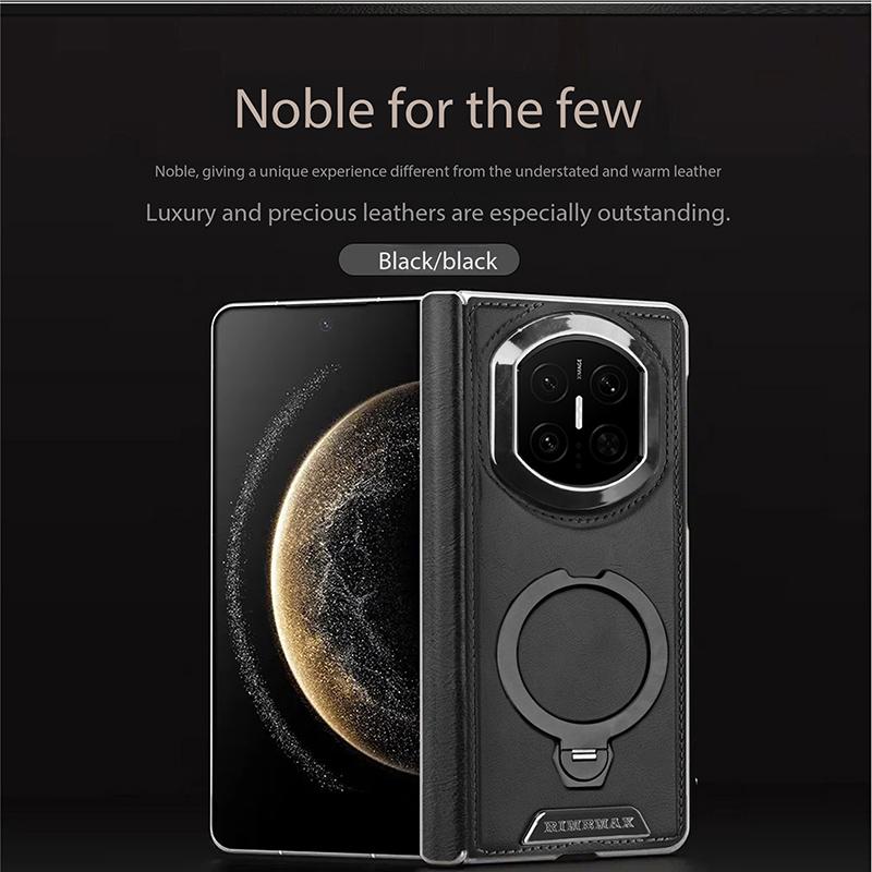 For Huawei Mate X7 X6 X5 Phone Case Leather Hinge Protective PC Hard Shell Holder Magnetic Wireless Charger Cover