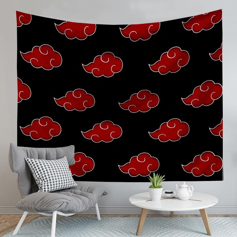 Anime Tarot Card Symbol Printing Pattern Tapestry Home Living Room Teen Boys Bedroom Wall Decor Background Cloth Tapestry