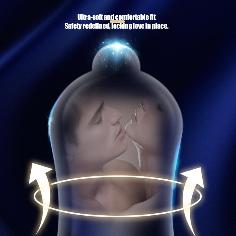 MELEON 12pcs 52mm Condom Sex Toys For Adult Men Delayed Ejaculation Penis Sleeves Ultra Thin Rubber Condoms Sex Products
