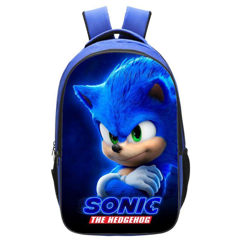 Sonic The Hedgehog 2 Children's Backpack For School Travel Colorful Artwork Unisex Design