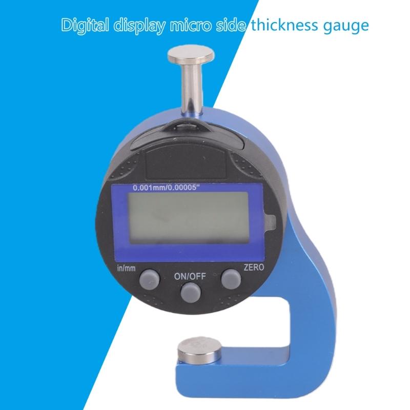 Digital Leathers Thickness Measuring Instrument Versatile Tool Handy Measuring Device for Jewelry Fabric & Metal Film