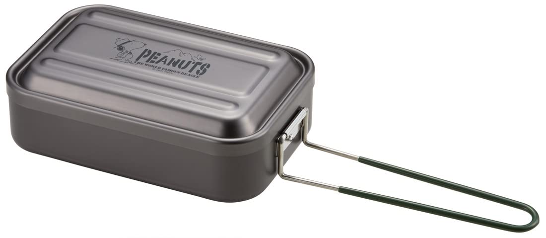 

Skater Aluminum Messtin Mess Outdoor Messing Rice Cooker with Measuring Measuring Snoopy Cooker, Capacity, 1000ml, Design, Camping, AFTM10N-A