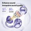 M91AI Bluetooth Bone Conduction Earbuds: Clip-on, High-Quality Sound, Smart Translation, Wireless.