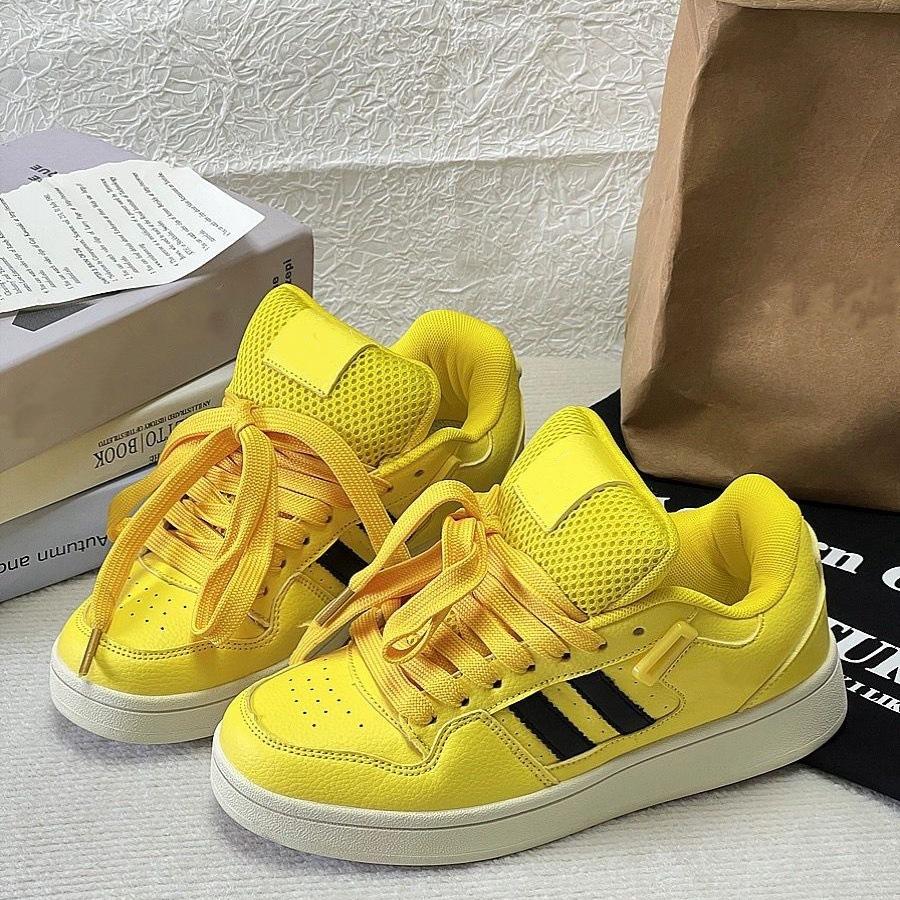 Lemon yellow bread women's shoes summer versatile casual sports shoes little white shoes