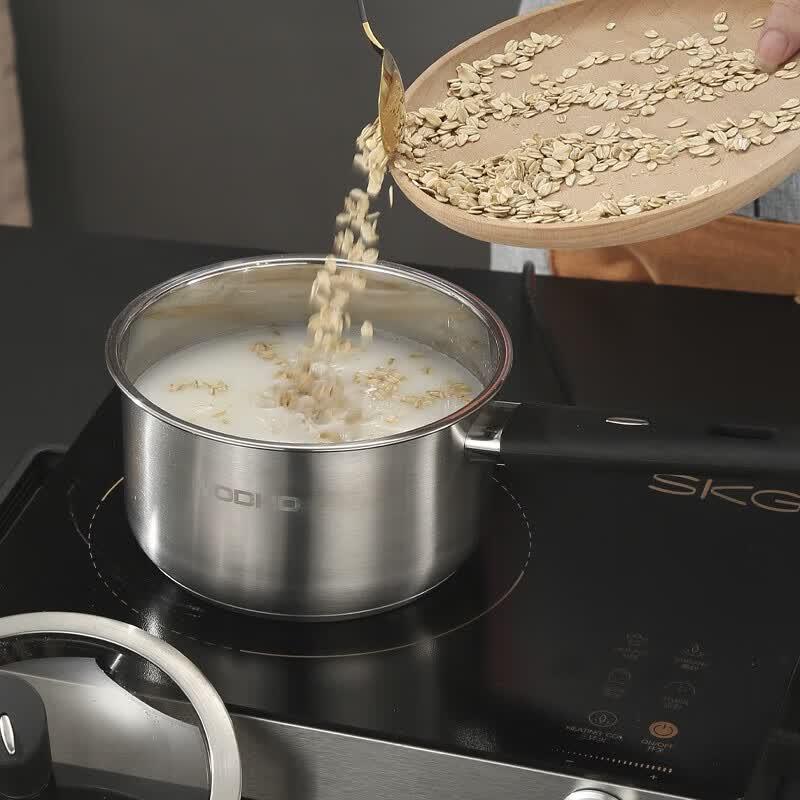 WODHO Baroque 18cm Multi-functional Stainless Steel Milk Pot