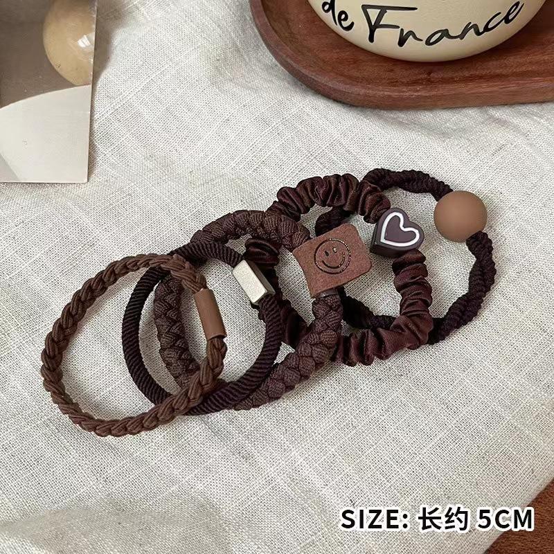 5Pcs/Set New Cute Bowknot Headbands Girls Elastic Hair Bands Hair Accessories for Women Cartoon Bows Headwear Ornaments