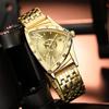 Dreieck-Uhr Herrenuhr Personalisierte Uhr Herrenmode Nicht-mechanisch Wasserdicht Herrenuhr