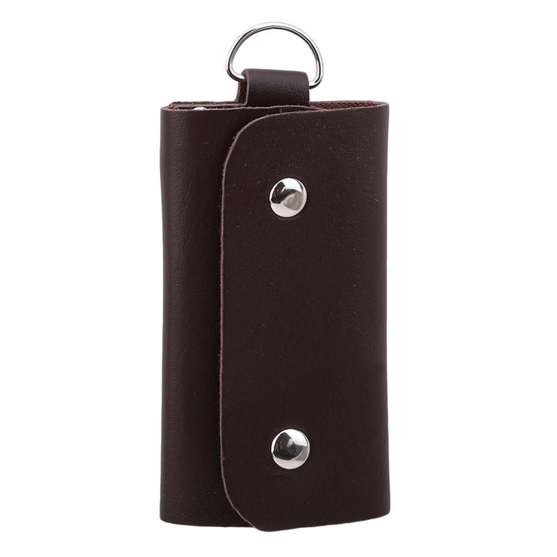 PU Leather Women Men Key Holders Keys Organizer Fashion Solid Key Wallets Key Pouch Car Keychain Housekeeper Key Chain Wallet