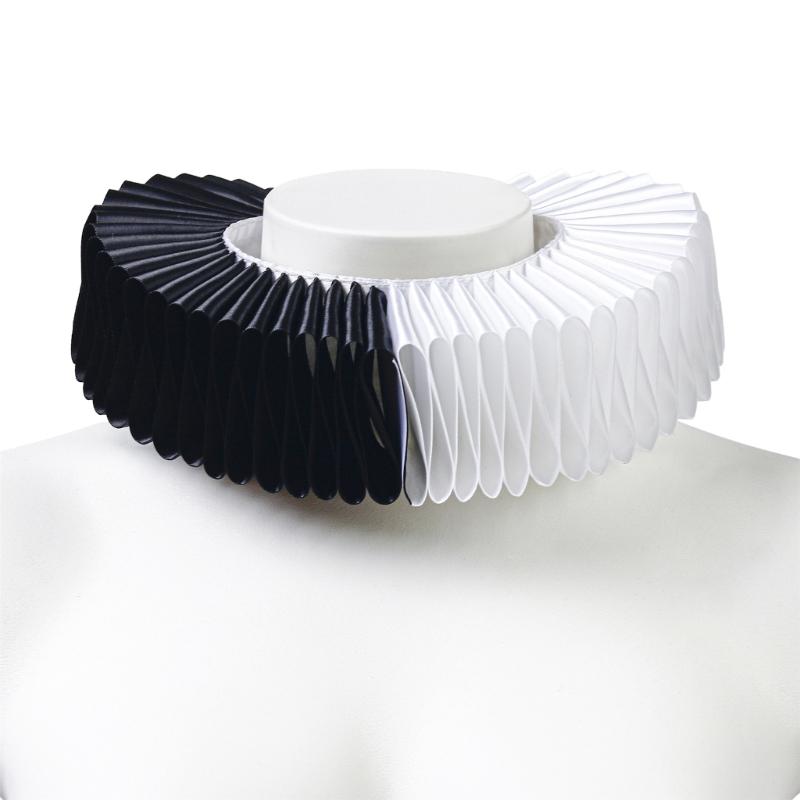 Victorian Detachable Collar Neck Ruff Collar For Formal Event And Daily Outfit Halloween Clown Outfit Enhancement Props