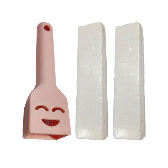 Pumice Stone Toilet Bowl Cleaner with Handle Efficiently Removes Hard Water Rings Calcium Buildup Pumice Stone Scrubber