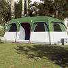VidaXL 10 Person Family Cabin Tent Green Waterproof, Tent, Camping Shelter, Garden Shelter, Camping Tent 94539