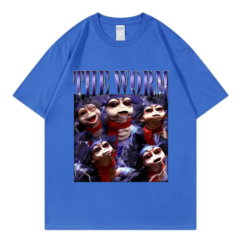 Marcus The Worm Zabawny Mem Koszulka Mężczyźni Kobiety Moda Vintage Krótki Rękaw Koszulki Letnie Casual Luźna Bawełniana Koszulka Streetwear