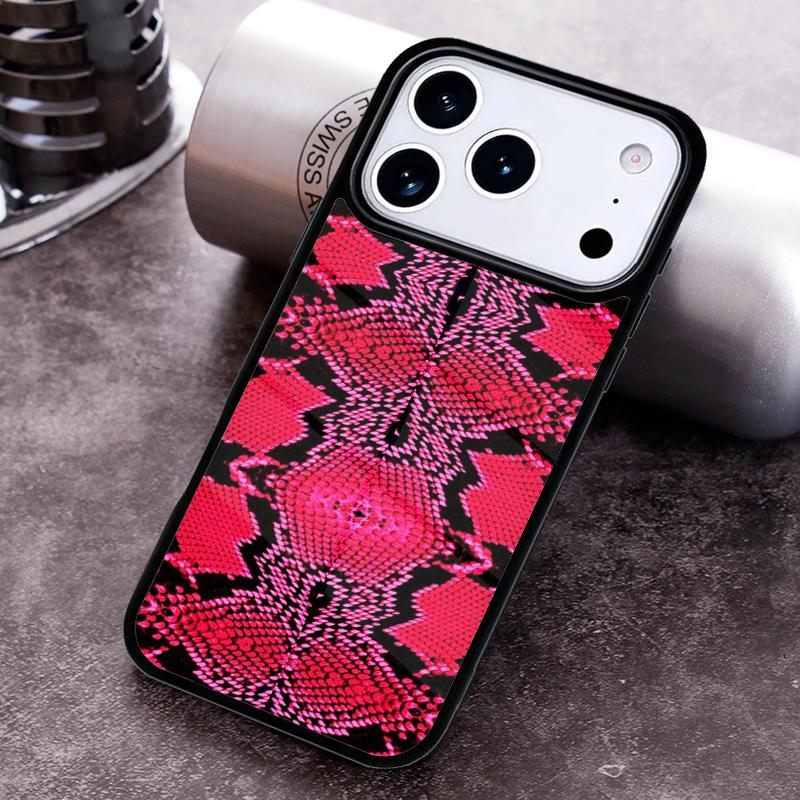 Snake Skin Texture Phone Case For iPhone 17,16e,15,14,13,12,11,Mini,Pro,MAX Soft Silicone Cover