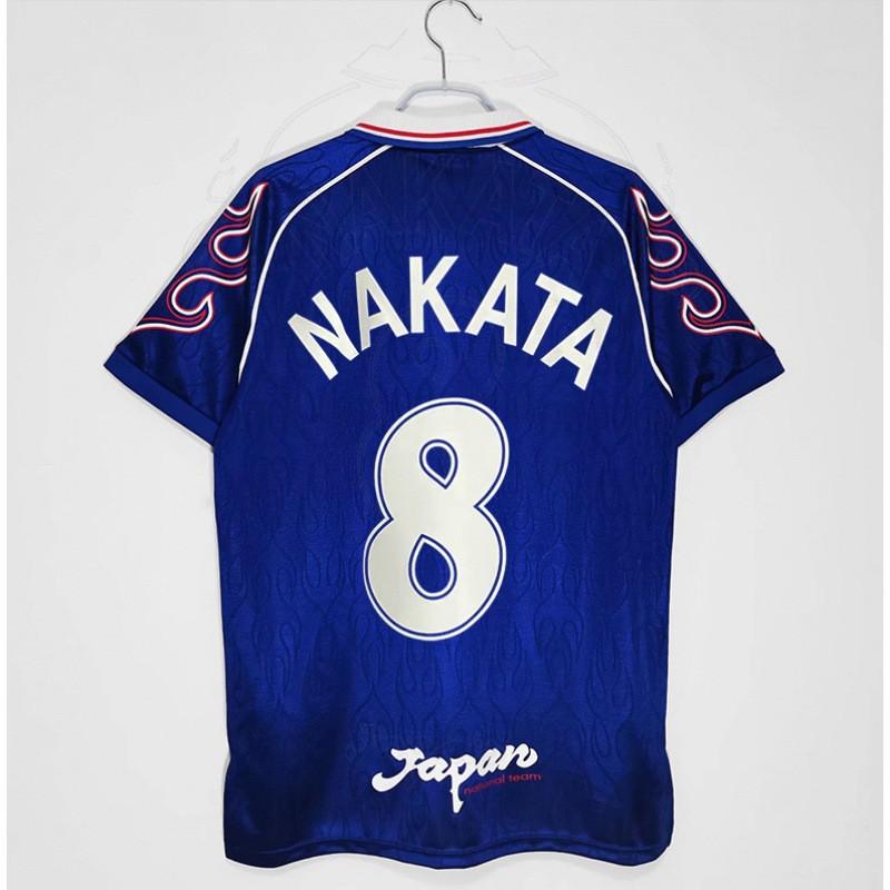 1998 Japan Retro Football Jersey NAKATA 8 Short Long Sleeve Home Away Sportswear