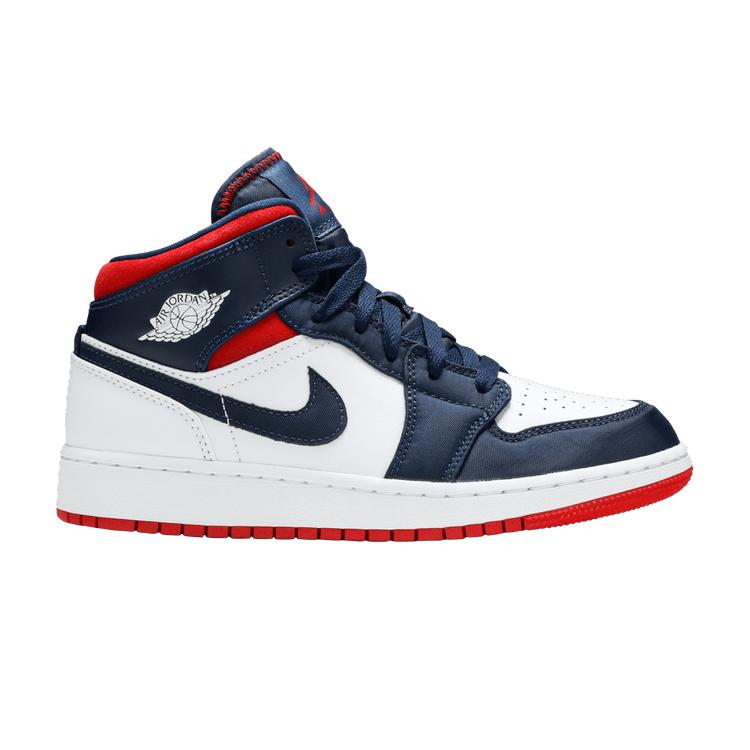 Air Jordan 1 Mid GS USA Olympic 36