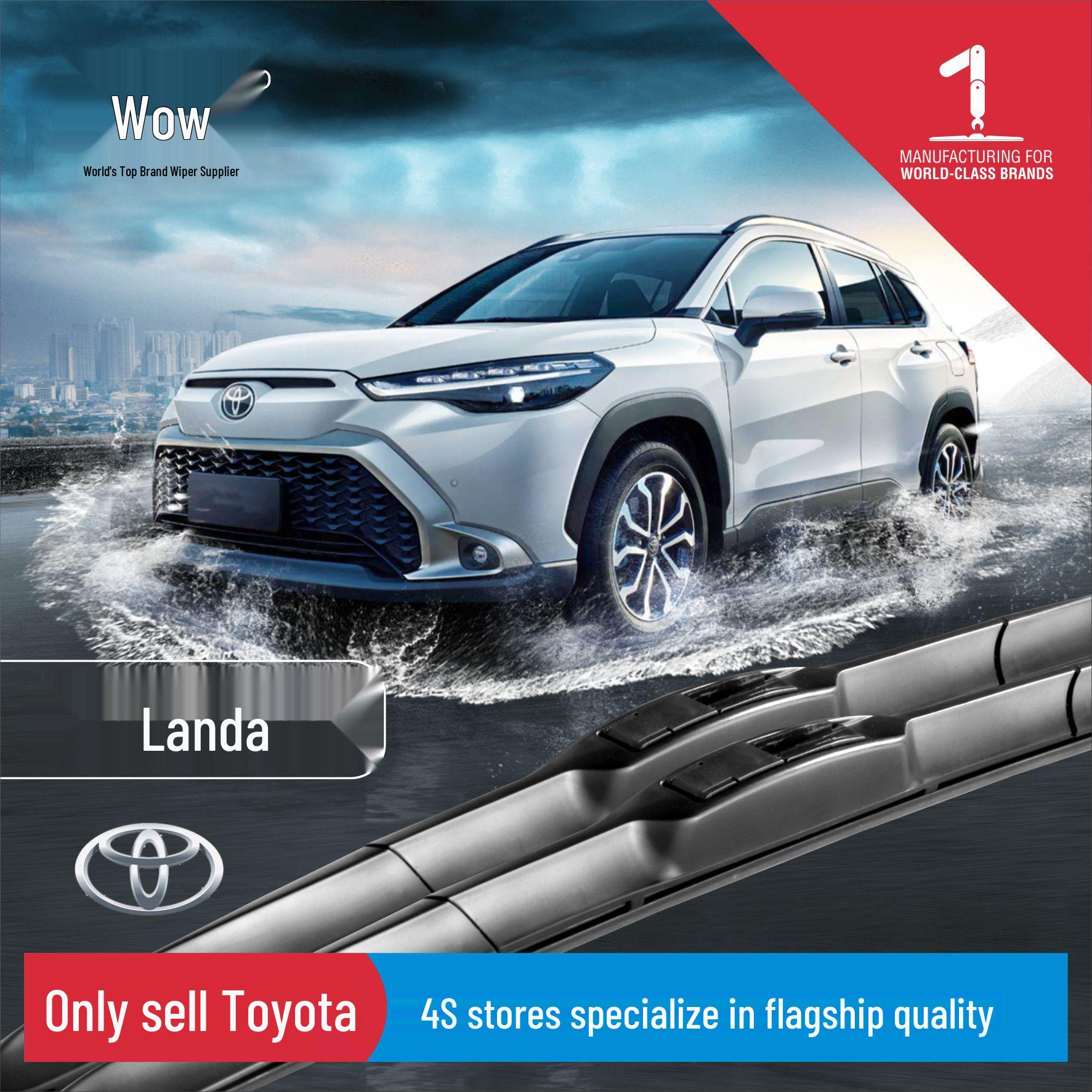 

Toyota Frontlander Original Bone-Free Natural Rubber Wiper Strip