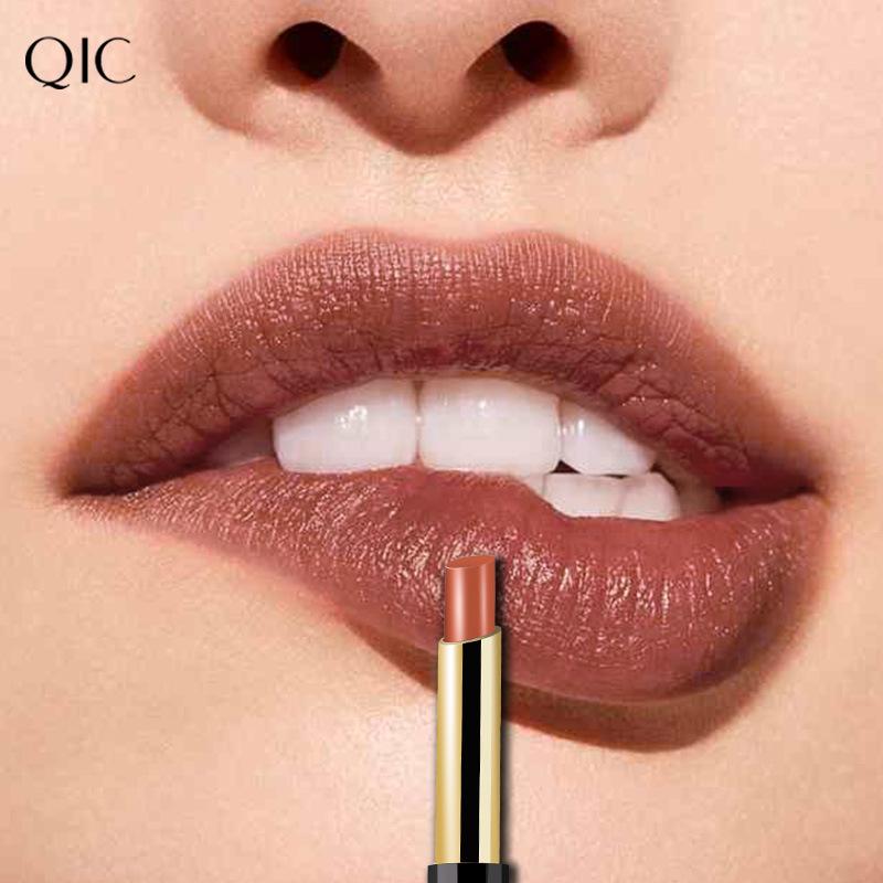 QIC Lipstick, Lip Liner, Double-head Two-in-one Live Makeup, Rotating Lip Liner, Hook-up Lipstick.