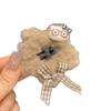 Autumn/Winter Cute Plaid Bow Star Kitten Hair Clip for Girls