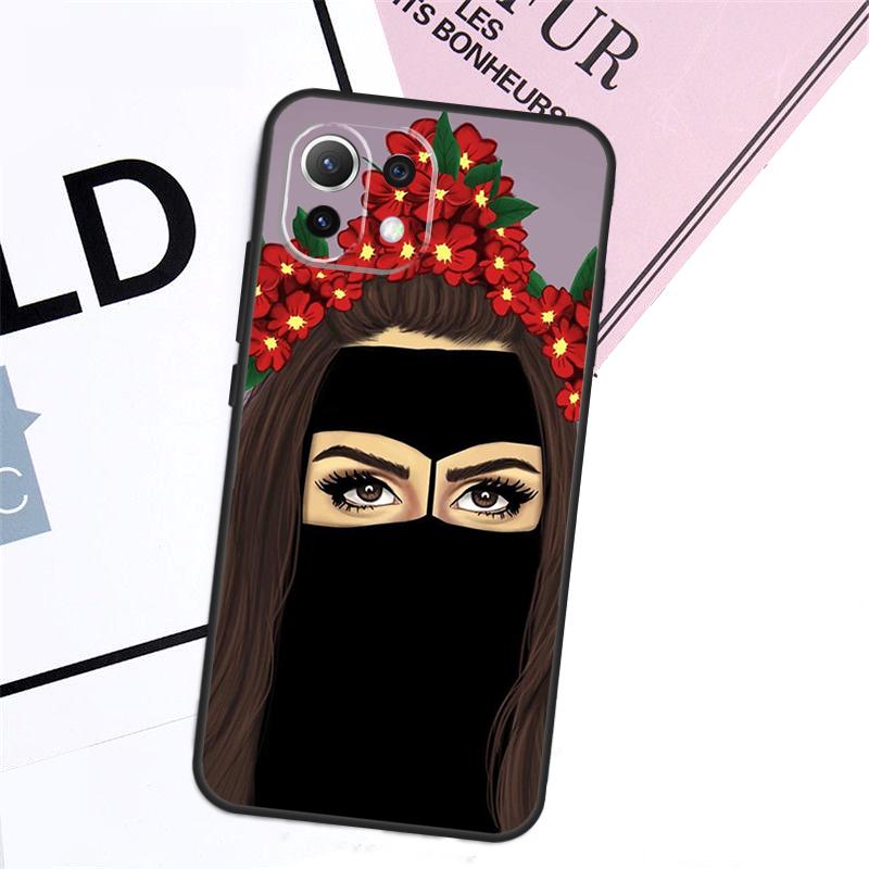 Hijab Gezicht Moslim Islamitische Vrouw Meisje Hoesje Voor Xiaomi 15 14 17 Ultra 13T 14T 15T Pro POCO F8 Ultra F7 F5 F6 X3 X5 X6 X7 Pro Cover