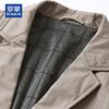 ROMON Men's Silk-Padded Thickened Business Casual Suit Jacket