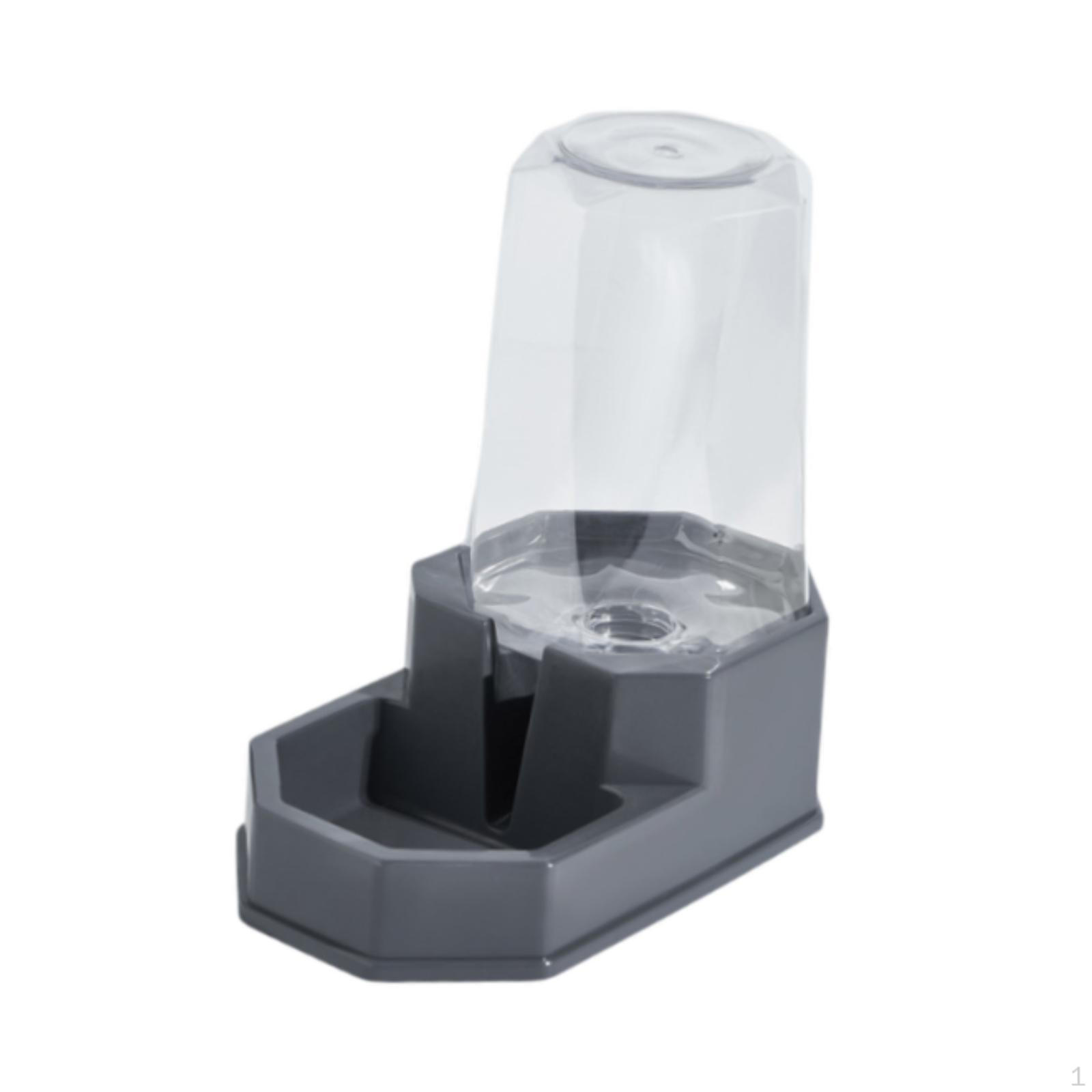 

Поилка для кошек Гравитационная кормушка 3,6 л Миска для еды Диспенсер для котят Кролики Вода чёрный