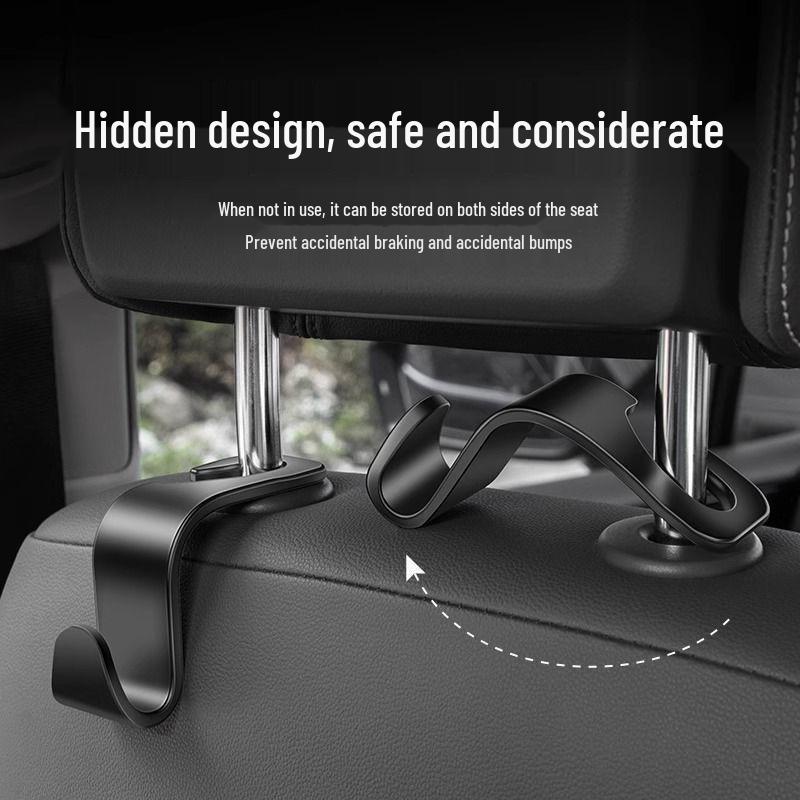 Rear Car Seat Multifunctional Hidden Hook