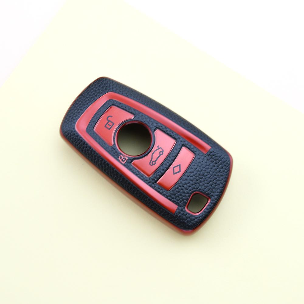 Auto Accessories TPU Leather Car Key Case Cover Shell Fob Holder For BMW M3 M4 F10 F15 F16 F20 F30 F18 F25 1 3 5 7 Series X1 X3 X4 X5
