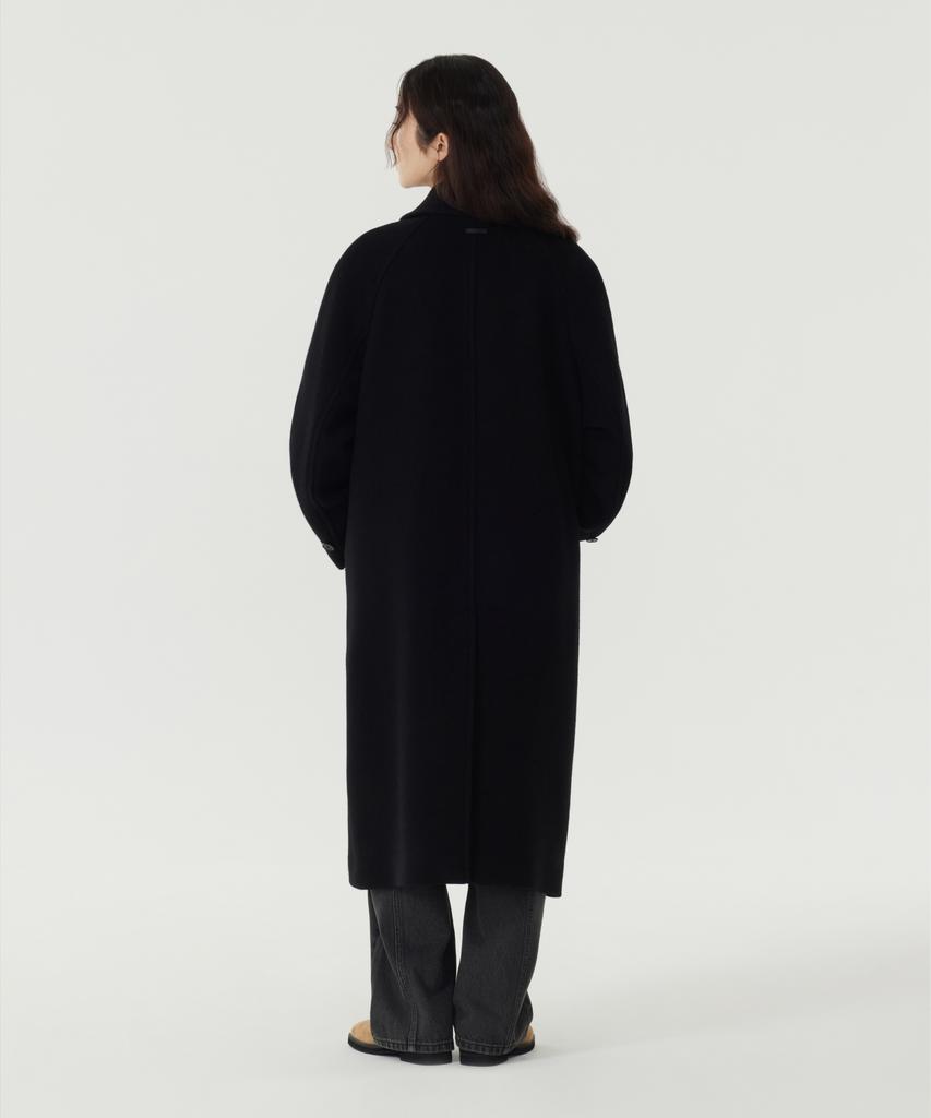 Covernat Woman Wool Single Long Coat (2 Colors)