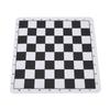 PU Leather Chess Board 24x23.6cm Tear Resistance Washable Portable International Chess Mouse Pad