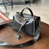 Boston Handbag Women's Spring New Fashionable Large Capacity Casual Pillow Bag Versatile Retro Single Shoulder Crossbody Bag