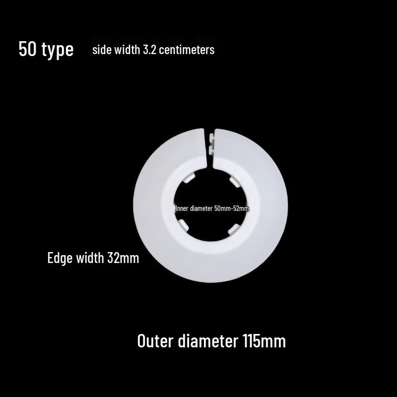 Decorative Pipe Cover Ring for Air Conditioning and Heating Valves