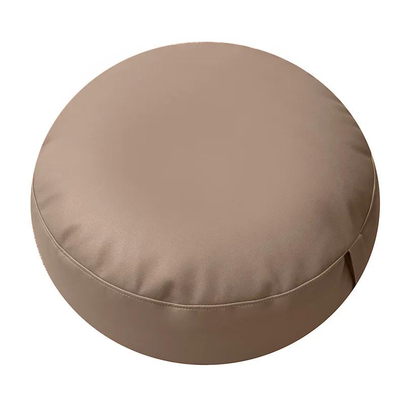 Faux Suede Ottoman Pouf Decorative Soft Foot Rest with Removable Cover Living Room Bedroom Dorm and Office Furniture
