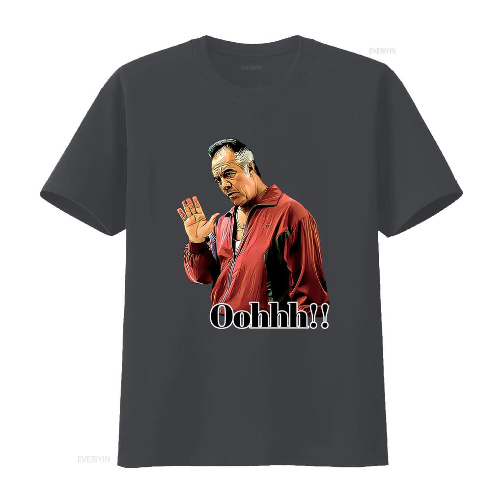 The Sopranos Paulie Walnuts Gualtieri Oh T Shirt Vintage Casual Graphic Top For Everyday Wear Designer Clothes Homme