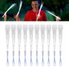 120Pcs Flashing Sticks White 3 Light Modes Radiationless Battery Powered LED Fiber Optic Wands for