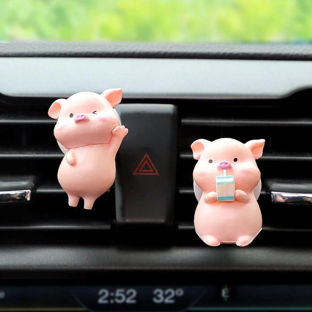 Decor Cute Pig Outlet Aroma Diffuser Car Air Freshener Aromatherapy Clip Air Outlet Perfume Clip